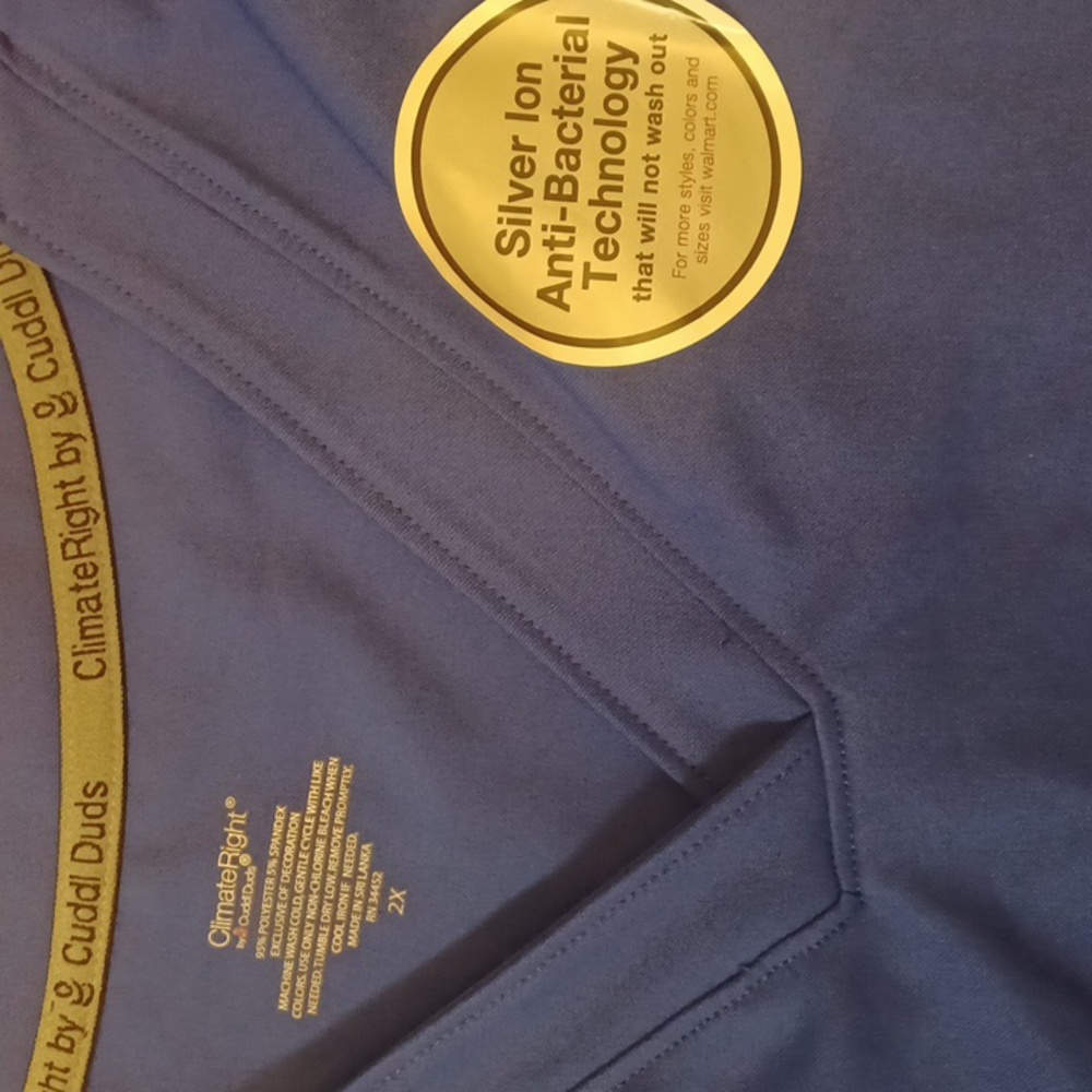 Blue Scrub Top - Picture 2 of 2